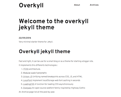 Overkyll