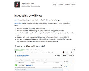 Jekyll Now